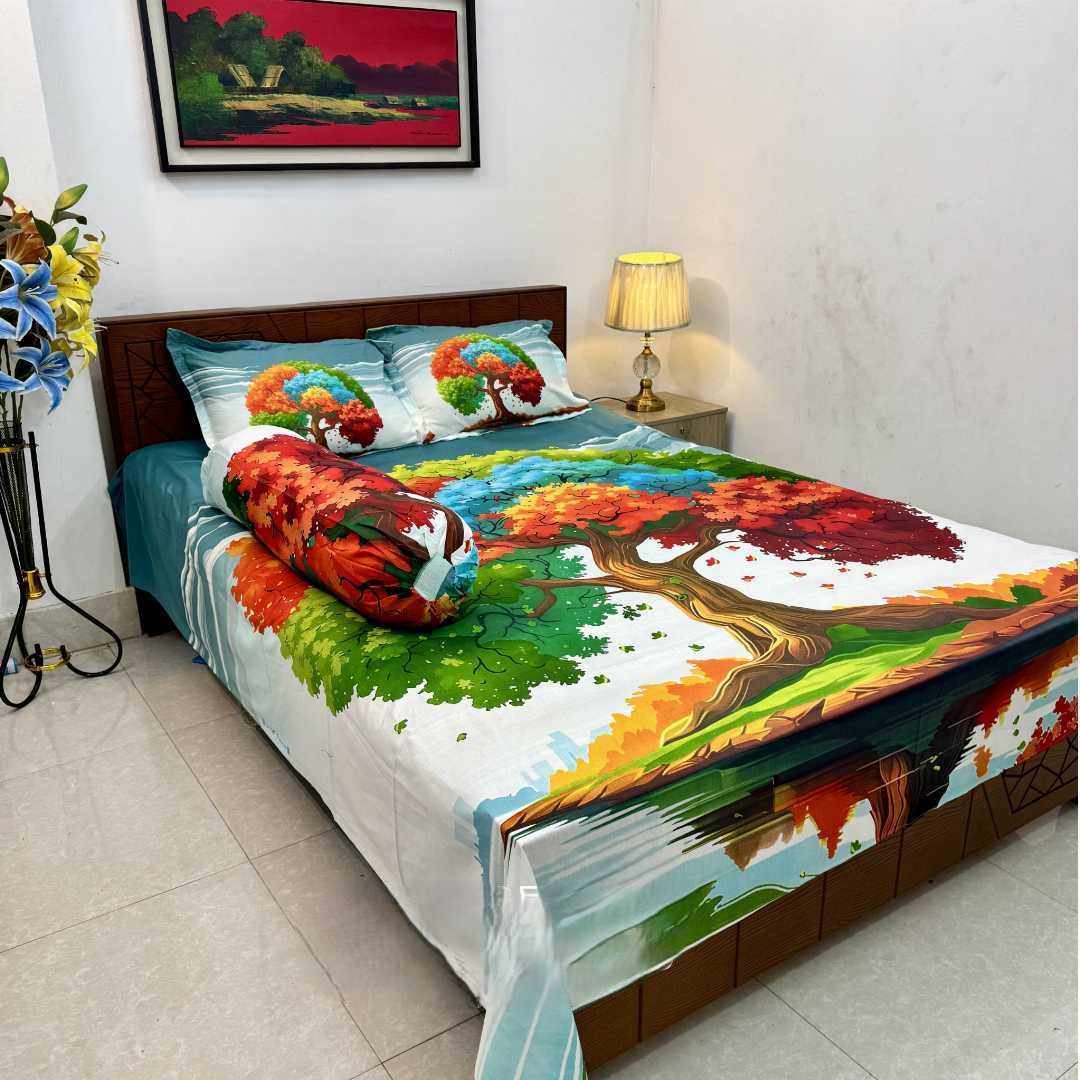 Luxury,King,size,Bed,Sheet,with,Matching,Pillow,covers