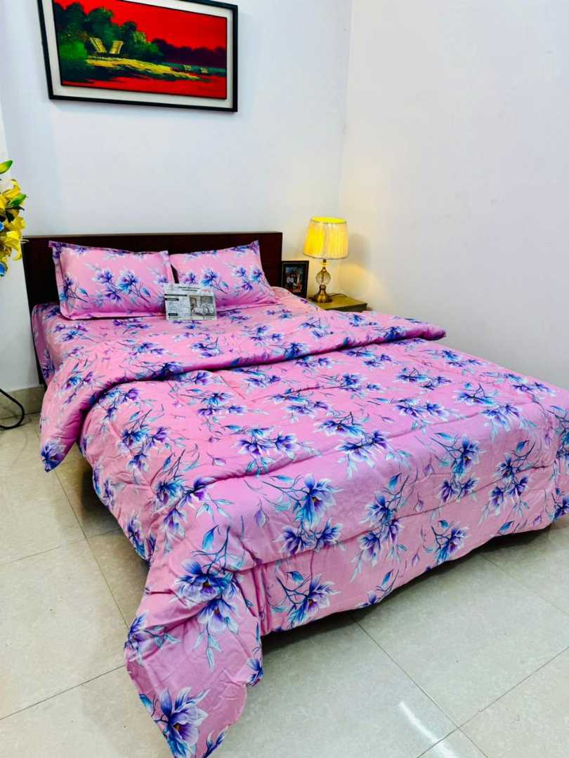 Premium,Quality,Twill,Cotton,Comforter,5,Pcs,Set
