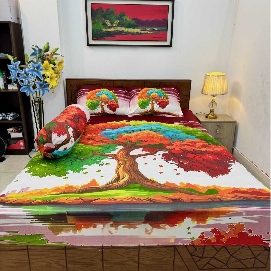 Luxury,King,size,Bed,Sheet,with,Matching,Pillow,covers