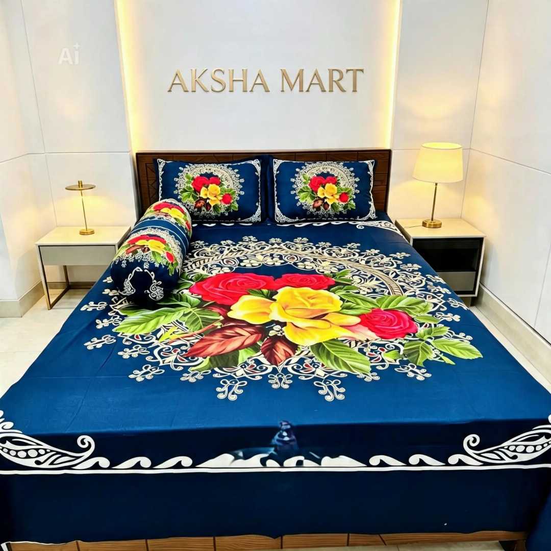 Luxury,King,size,Bed,Sheet,with,Matching,Pillow,covers
